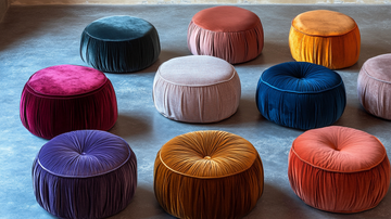 Quel tissu choisir pour votre pouf ? Guide comparatif complet pour trouver le matériau idéal