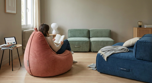 Tendance de pouf pour 2026: guide expert, idées déco percutantes et innovations signées L'Atelier du Pouf