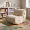 Calys – Lounge-Pouf „Raupe“ aus Cordvelours, bequeme und anschmiegsame skandinavische Sitzgelegenheit