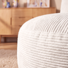 Luna – weißer Sitzsack aus Cordvelours