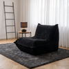 Calys – Lounge-Pouf „Raupe“ aus Cordvelours, bequeme und anschmiegsame skandinavische Sitzgelegenheit