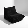 Calys – Lounge-Pouf „Raupe“ aus Cordvelours, bequeme und anschmiegsame skandinavische Sitzgelegenheit