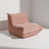 Calys – Lounge-Pouf „Raupe“ aus Cordvelours, bequeme und anschmiegsame skandinavische Sitzgelegenheit