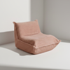 Calys – Pouf lounge “caterpillar” en velours côtelé, assise scandinave confortable et enveloppante