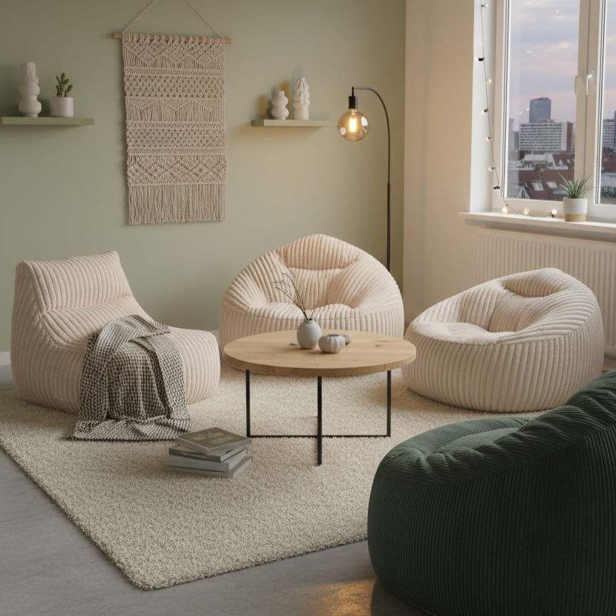 La collection Pouf velours