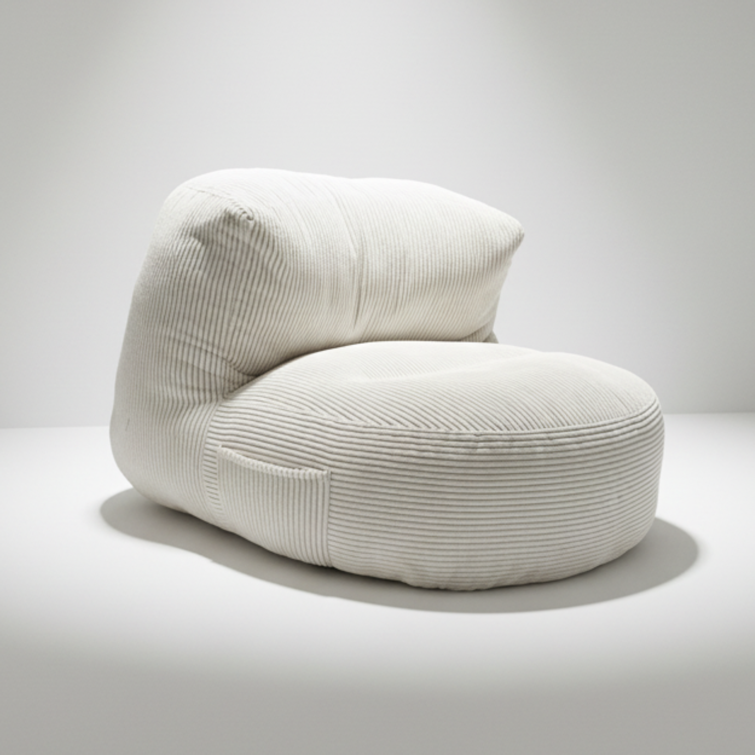 La collection Pouf blanc