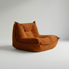 Néor – Pouf design en velours côtelé haut de gamme (assise ergonomique)